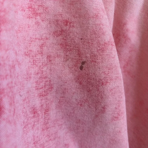 Champagne West Vintage 80s Acid Wash Denim Dress Size 11 Pink Retro Rockabilly - Picture 8 of 10